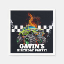 名パーソナライズされた前レトロモンスタートラック