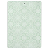 名パーソナライズされた前前向きの考え感動的 クリップボード (裏面)