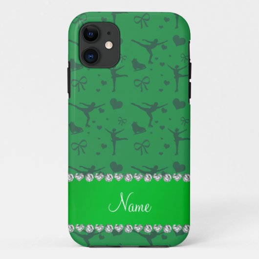 名パーソナライズされた前姿スケートで滑る Case-Mate iPhoneケース (裏面)