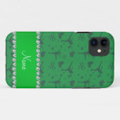 名パーソナライズされた前姿スケートで滑る Case-Mate iPhoneケース (裏面(横))