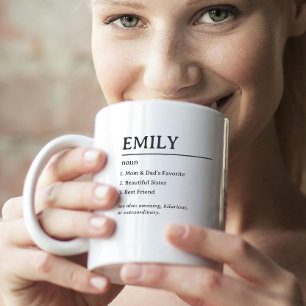 名パーソナライズされた前定義引用文名Mug ツートーンマグカップ