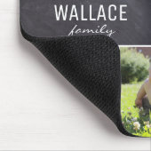 名パーソナライズされた前家族写真集 マウスパッド (コーナー)