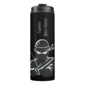 名パーソナライズされた前忍者キャプテンサーマルタンブラー タンブラー (正面)