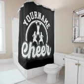 名パーソナライズされた前応援チーム大学チアリーダー シャワーカーテン (インサイチュ)