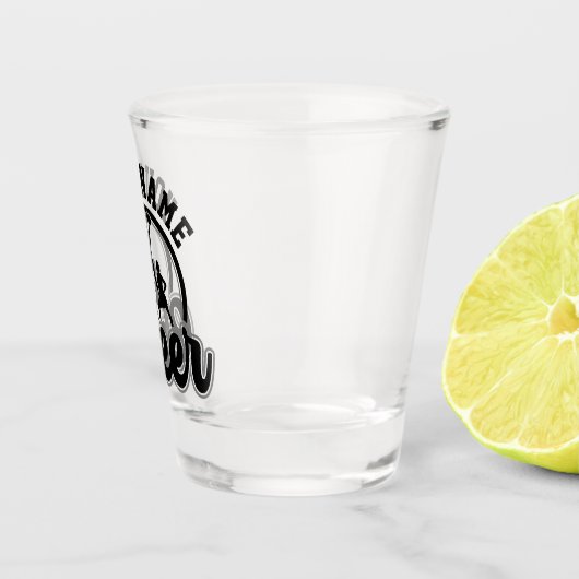 名パーソナライズされた前応援チーム大学チアリーダー ショットグラス (右)