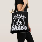名パーソナライズされた前応援チーム大学チアリーダー トートバッグ (クローズアップ)