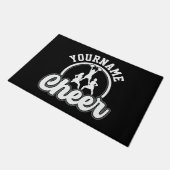 名パーソナライズされた前応援チーム大学チアリーダー ドアマット (アングル)