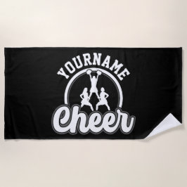名パーソナライズされた前応援チーム大学チアリーダー ビーチタオル