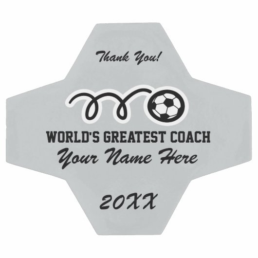 名パーソナライズされた前感謝していはサッカーのボール サッカーボール (フラット)