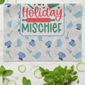 名パーソナライズされた前料理アップホリデーミシュ キッチンタオル (折り畳み)