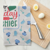 名パーソナライズされた前料理アップホリデーミシュ キッチンタオル (四つ折り)