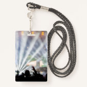 名パーソナライズされた前日VIPコンサートアクセスパス バッジ (裏面ランヤード)