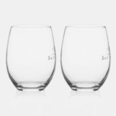 名パーソナライズされた前最高のパパと母は今までエレガント ステムなしワイングラス (右)