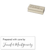 名パーソナライズされた前気にで作成 ラバースタンプ (押印)