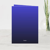 名パーソナライズされた前気持ちスポーツテーマバレーボール カード (裏面)