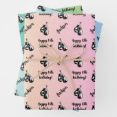 名パーソナライズされた前気持ちスポーツテーマボクシング ラッピングペーパーシート (インサイチュ)