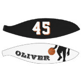 名パーソナライズされた前番号を付けたバスケットボール バスケットボール (パネル)