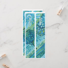 名パーソナライズされた前2つお洒落のブックマーク