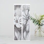 名パーソナライズされた前2つお洒落のブックマーク (スタンド正面)