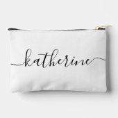 名パーソナライズされた前21歳の誕生日モダン アクセサリーポーチ (裏面)