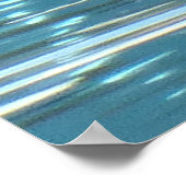 名パーソナライズされた前50番目の誕生日リフレクション ポスター (角)