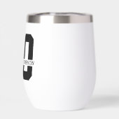 名パーソナライズされた前50誕生日モダン (背面)