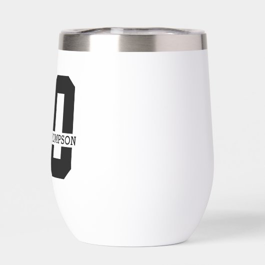 名パーソナライズされた前50誕生日モダン (背面)