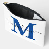 名パーソナライズされた前 アクセサリーポーチ (見開き)