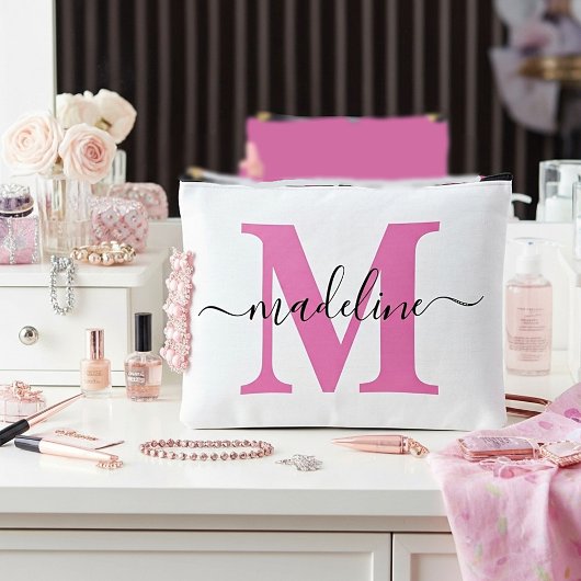 名パーソナライズされた前 アクセサリーポーチ