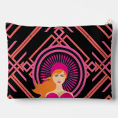 名パーソナライズされた前 アクセサリーポーチ (裏面)