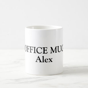 名パーソナライズされた前 コーヒーマグカップ