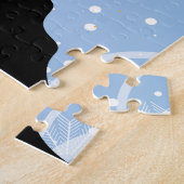 名パーソナライズされた前 ジグソーパズル (側面)