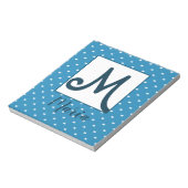 名パーソナライズされた前 ノートパッド (回転)