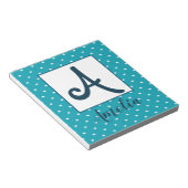 名パーソナライズされた前 ノートパッド (アングル)