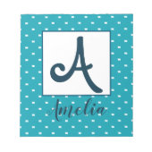 名パーソナライズされた前 ノートパッド (正面)