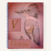 名パーソナライズされた前 ノートブック (正面)