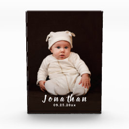 名パーソナライズされた前 フォトブロック