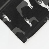 名パーソナライズされた前 フリースブランケット (角)