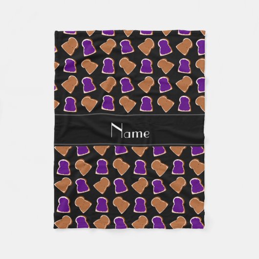 名パーソナライズされた前 フリースブランケット (正面)