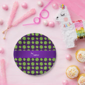 名パーソナライズされた前 ペーパープレート (パーティー)