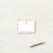 名パーソナライズされた前 | ポストイットノートのデスクから ポストイット (デスク上)