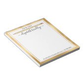 名パーソナライズされた前 |メモ帳から ノートパッド (アングル)