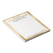 名パーソナライズされた前 |メモ帳から ノートパッド (アングル)