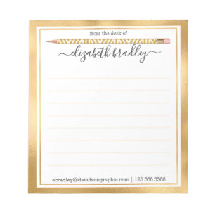 名パーソナライズされた前  メモ帳から ノートパッド