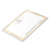 名パーソナライズされた前 |メモ帳から ノートパッド (アングル)