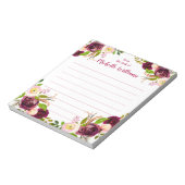 名パーソナライズされた前 |メモ帳から ノートパッド (回転)