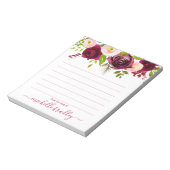 名パーソナライズされた前 |メモ帳から ノートパッド (回転)