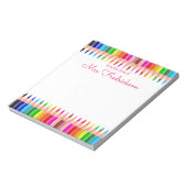 名パーソナライズされた前 |メモ帳から ノートパッド (回転)