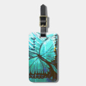 名パーソナライズされた前 ラゲッジタグ (正面縦)