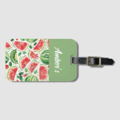 名パーソナライズされた前 ラゲッジタグ (正面横)